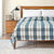 Tahoe wool-blanket-450gsm-blue-poyet motte blend