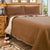 Poyet Motte Aubisque Reversible 500GSM Heavyweight 100% Wool Blanket, Camel