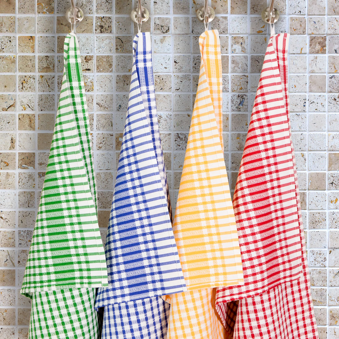 Poyet Motte Timex Professional Chefs Towels (Pack of 4) Green